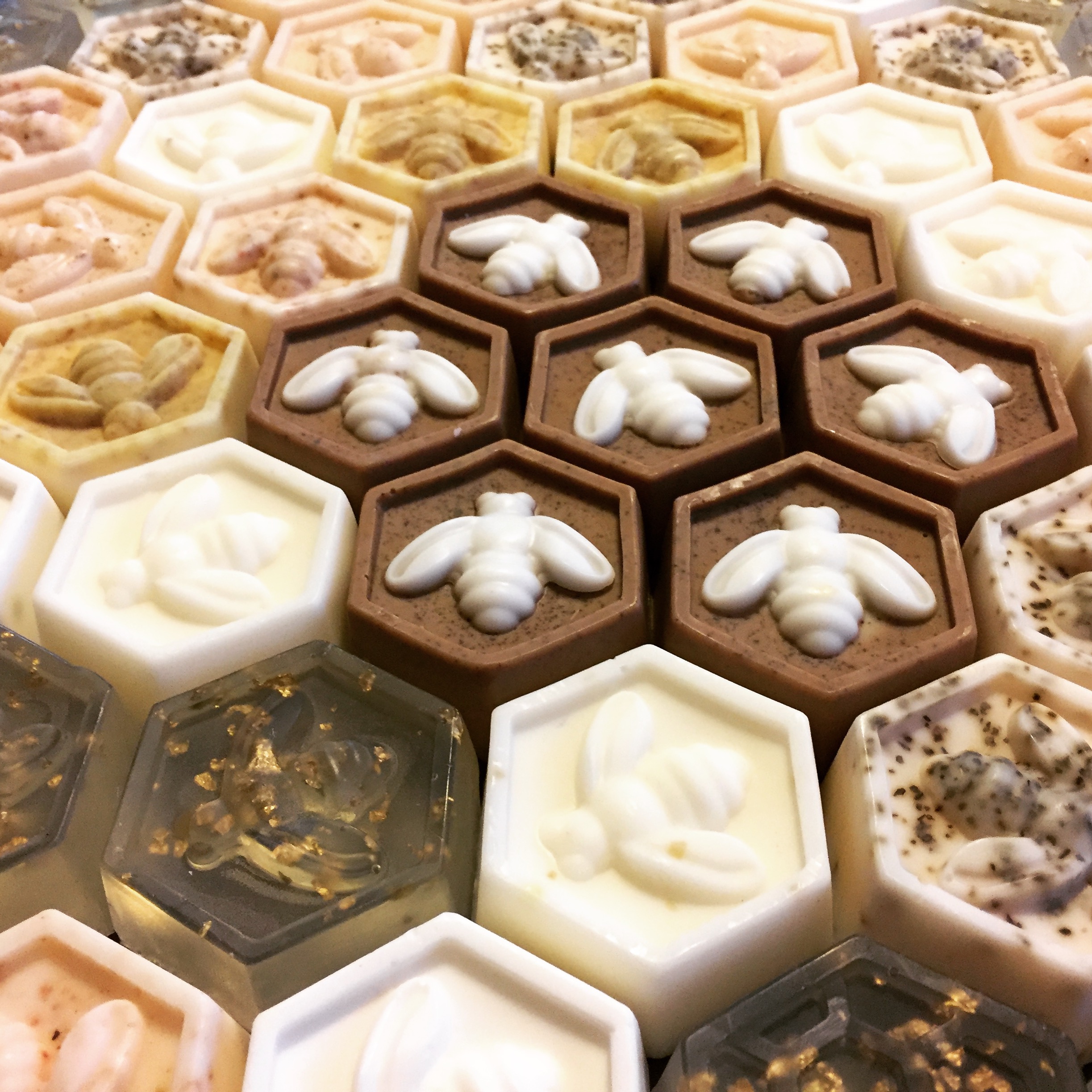 Hexagon Bee Soap