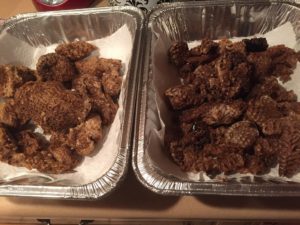 Old beeswax in tray to be cleaned - Nate Loper